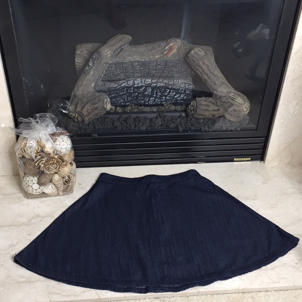 Hot Kiss Skater Skirt Size 7 Great Continued Denim